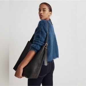 Madewell Black Leather Shoulder Bag